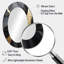 Minimalisme chrome noir et poteries dorées - Miroir décoratif ovale abstrait sur métal-1521252925