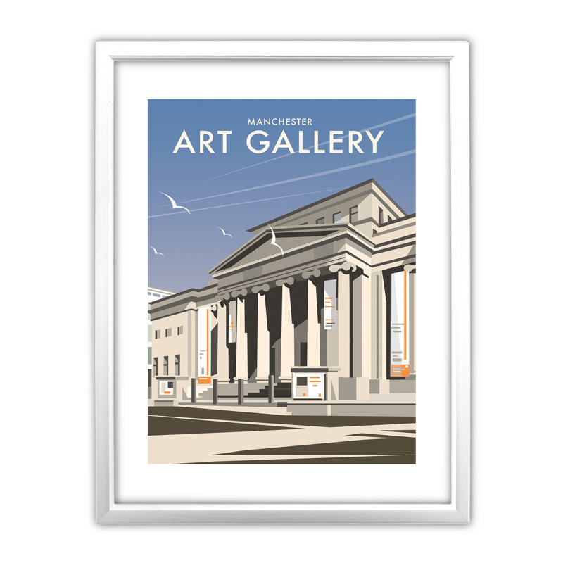 Dave Thompson - Single Picture Frame Print, White