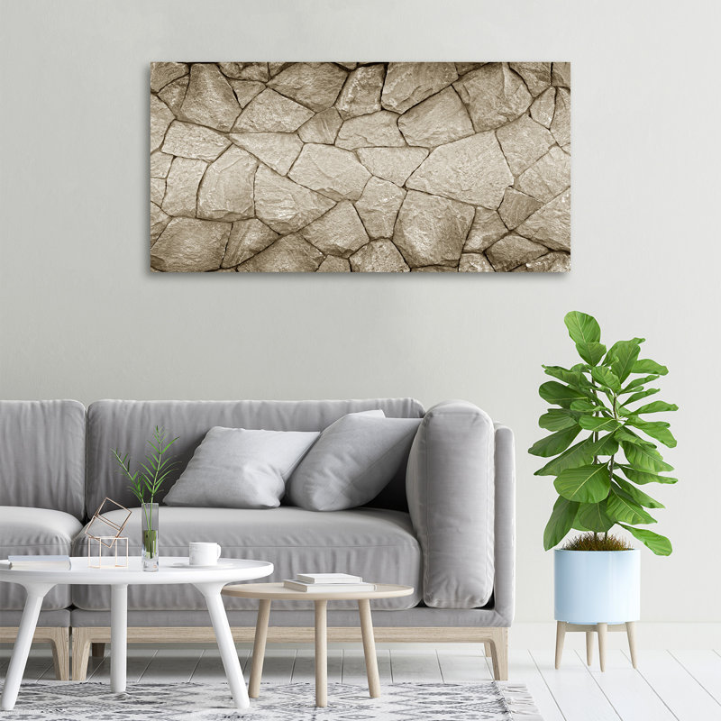 Stone Wall - Wrapped Canvas Print