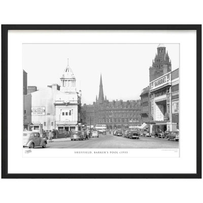 Sheffield, Barker's Pool C1955 by Francis Frith - Single Picture Frame Print