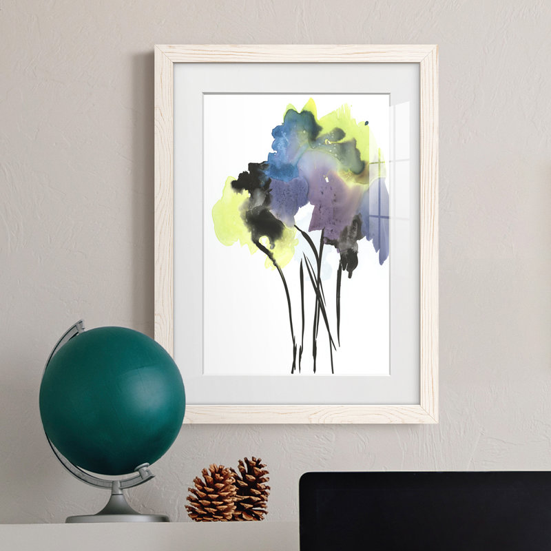 " Nature's Bouquet II ", White, 20" H x 17" W x 1" D