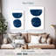 Avery Abstraction I - bleu marine-108364757