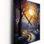 Paysage d'hiver Frosty Path II - Horloge murale paysage d'hiver-1274814591