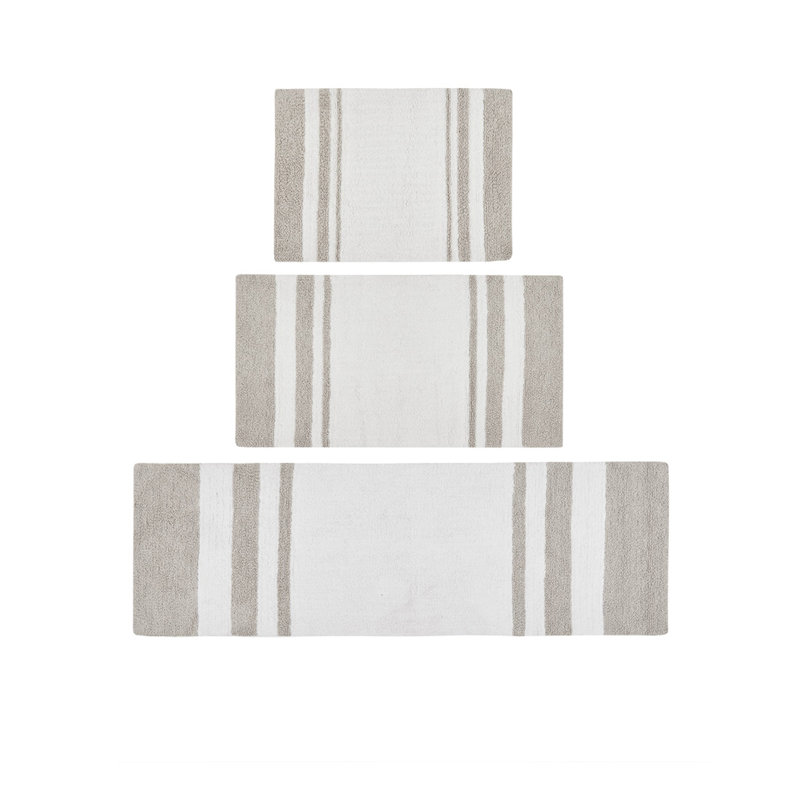 Reversible Bath Rug(1 rug), Rectangle 2'6" x 1'8"