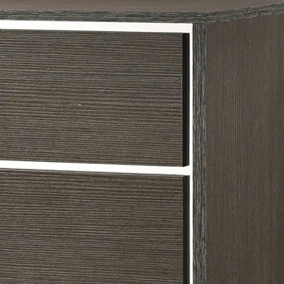 Commode à finition chêne gris