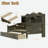 Wooden Daybed With 2 Storage Drawers And Storage Headboard Shelving-22772390