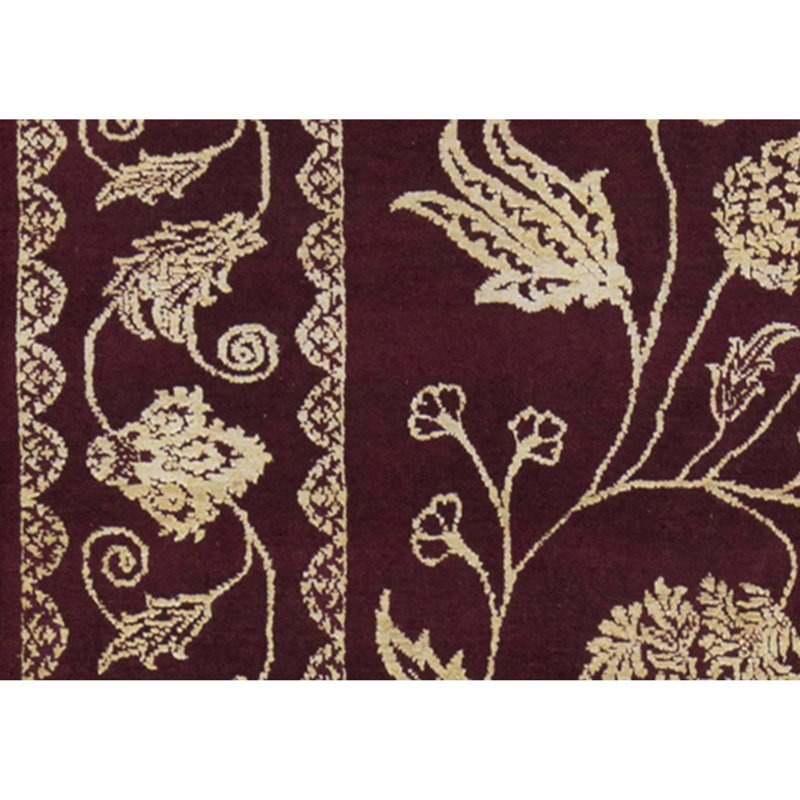 Dharma Floral Area Rug in Red/Beige