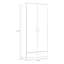 Tariah 2 Door Manufactured Wood Wardrobe