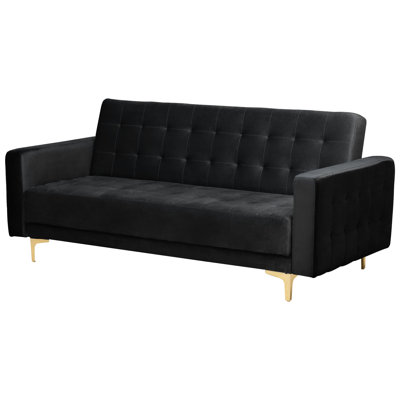 Lehighton 3 Seater Velvet Sleeper