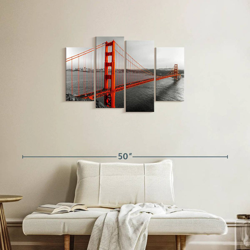 Lilie Pop Golden Gate Bridge, H 22 po x l 36 po