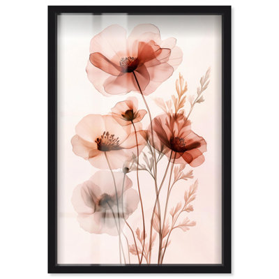 «Petal Dye I Shadowbox Print», art floral élégant par Art Remedy