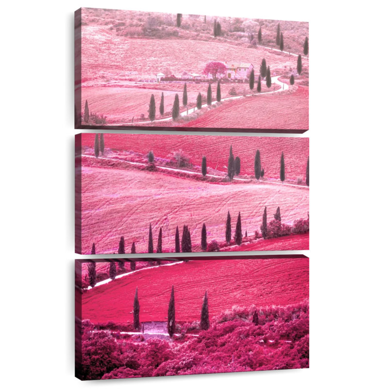 Alvord Pink Tuscan Valley, 38" H x 24" W