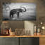 « éléphant baining », reproduction de photo sur toile tendue-2135510547