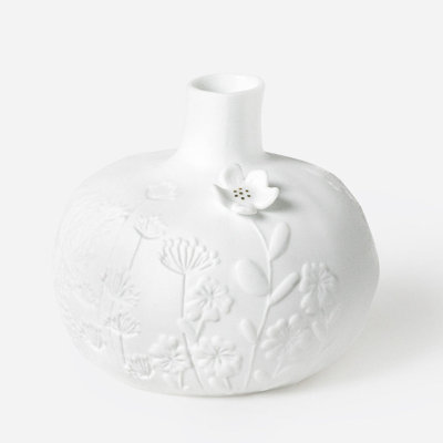 Picture Stories Porcelain Vase - Flower Garden