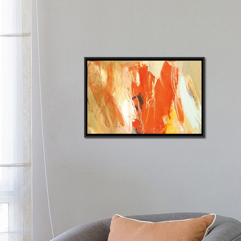 «Tree changements», reproduction sur toile, H 18 po x l 26 po x P 1,5 po, Toile avec cadre flottant noir, Pas de tapis