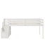 Lit mezzanine avec escalier, blanc-745965278