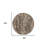 8' Gray And Tan Abstract Round Rug