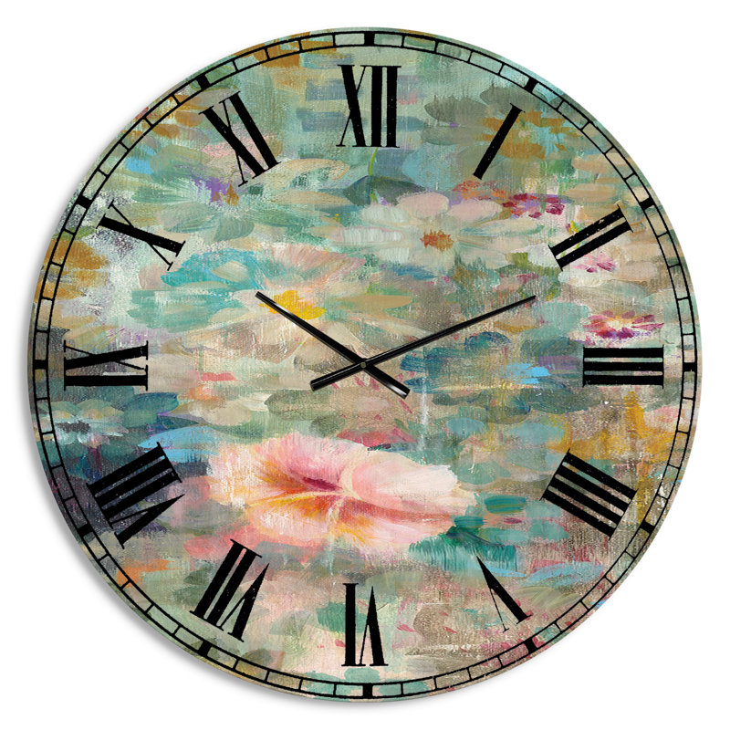 Horloge murale Flower Shower II, Grand