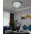 Enzie D 32'' Crystal Raindrops Chandelier Dimmable Crystal Ceiling Light for Living room Bedroom LED 3000-6000K