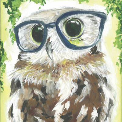 " Dapper Animal VI " Mixed Media Painting