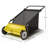 Efficient Yard Cleanup Push Lawn Sweeper – 26-Inch, 7 Cu. Ft. Capacity, Enhanced 4-Brush System, Adjustable Height, Sturdy Steel Frame, Quiet & Eco-Friendly Manual Leaf Collector – Yellow+Black-124363222