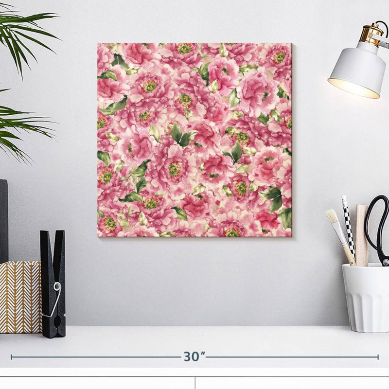 Bloom Pattern, 16" H x 16" W