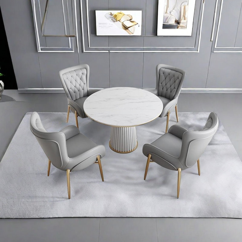 Staffan, White/Gold, Café clair