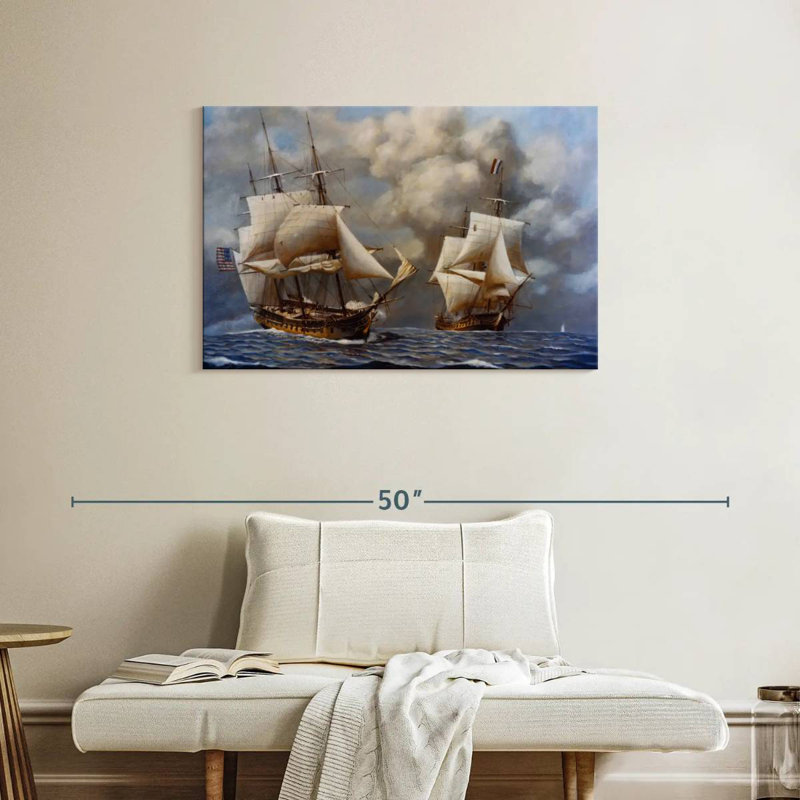 Mehar Naval Battle, 24" H x 36" W