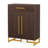 6-Tier Wooden Entryway Shoe Storage Cabinet With Doors
