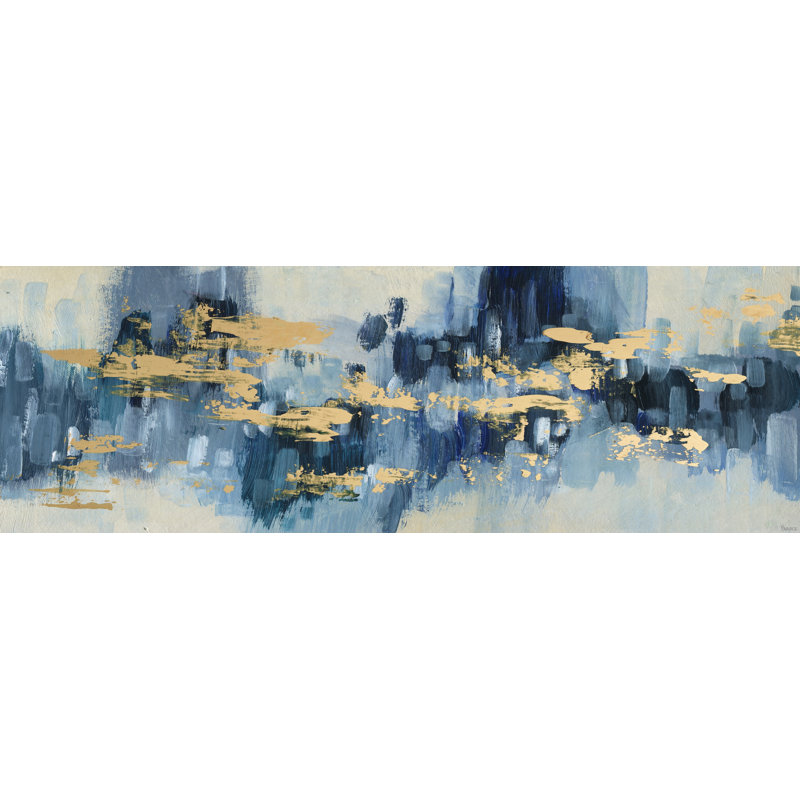 «Water Reflection», reproduction sur toile tendue, H 10 po x l 30 po x P 1,5 po