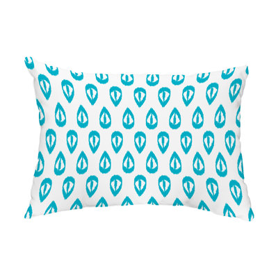 Geometric Outdoor Reversible Throw Pillow