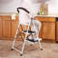 Escabeau et tabouret combinés