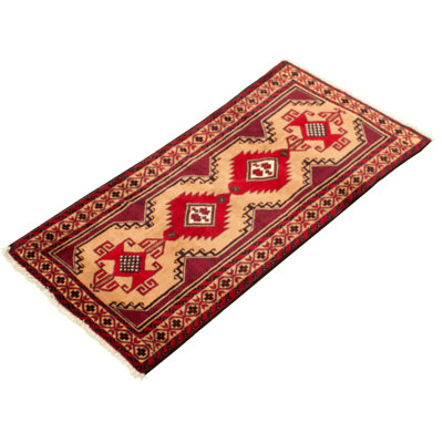 Bertran One-of-a-Kind 3'4" X 6'7" New Age Wool Area Rug in