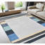 Wool Area Rug in Blue/Gray/White-75232928