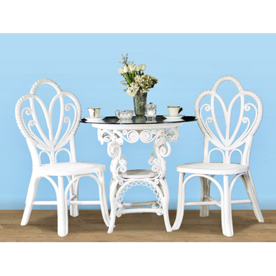 Christoph 2 - Person Glass Top Pedestal Dining Set