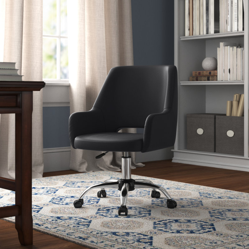 Chaise de travail Forkland, Noir