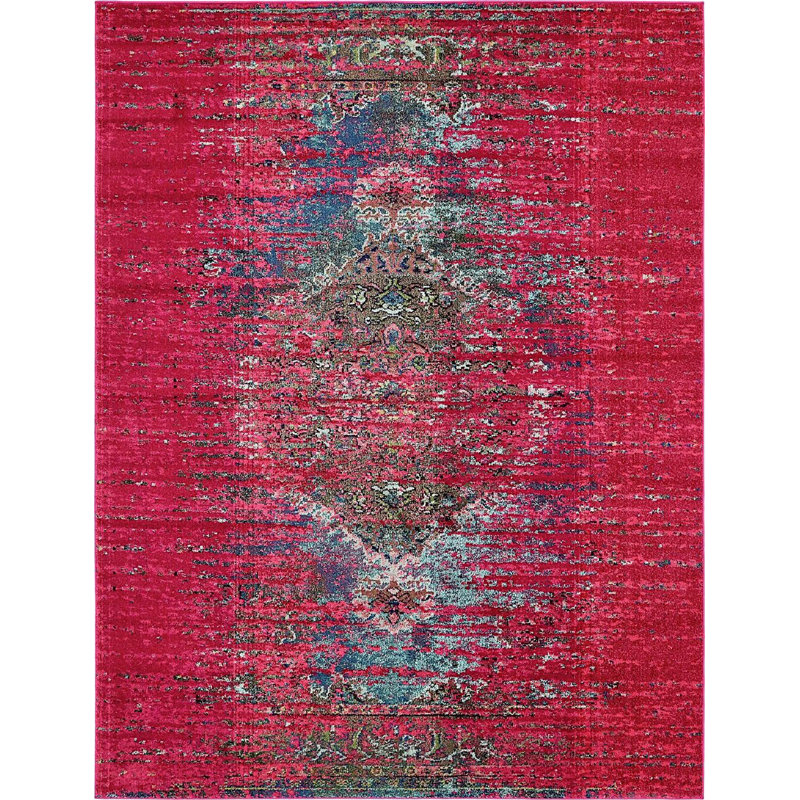Abstract Indoor Rug, Rectangle 10'6" x 16'5"