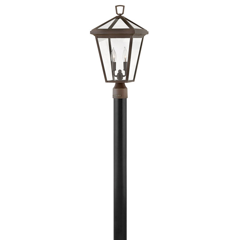 Alford Place 2-Light Outdoor Post Top or Pier Mount Lantern, Oil Rubbed Bronze