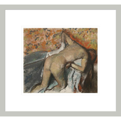 «After the Bath Woman Drying Herself» (Après le bain femme s'essuyant) par Edgar Degas