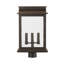 Luminaire à fixation sur mât câblé à 1 lumière Bolton