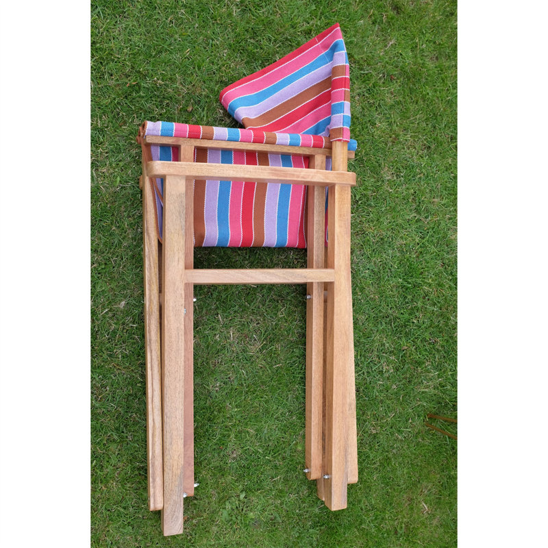 Cream Premium Director's Chair, Blue/Brown/Red/Pink/Purple