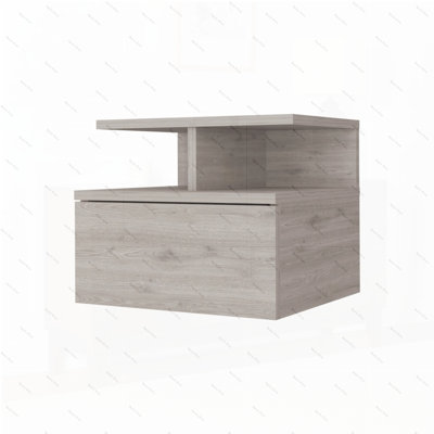 2-Tier Shelf Floating Nightstand