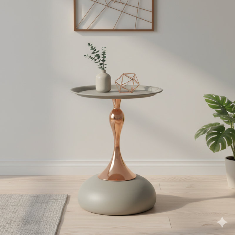 Table d'appoint ronde, table d'appoint Mermaid