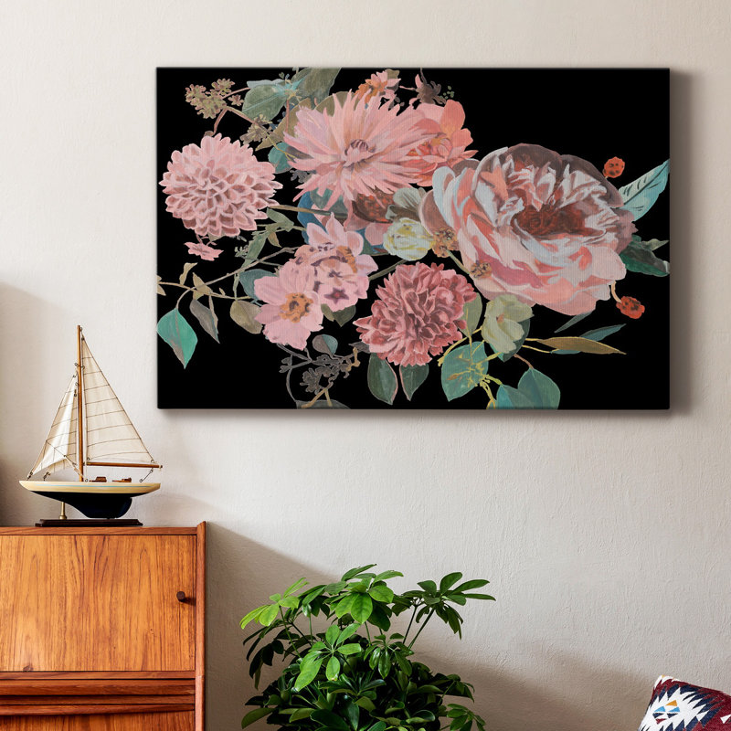 " Night Blooming Flowers I ", 16'' H x 27'' W x 1'' D
