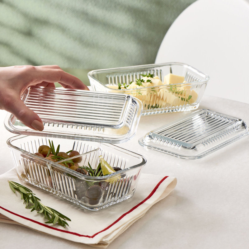 Casady Glass Serving Set