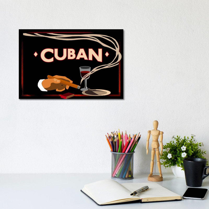 Cuban by Vintage Apple Collection - Wrapped Canvas Print, 20.32 cm H x 30.48 cm W