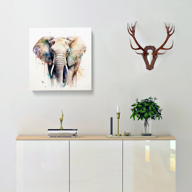 Elephant Watercolour - No Frame Print
