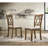 Furniture Enna Morden Farmhouse Wood 7-Piece Trestle Dining Set, Brushed Driftwood Finish
