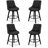 Malakeh Swivel Upholstered Counter Stool with Solid Wood Frame-100865015-100865018