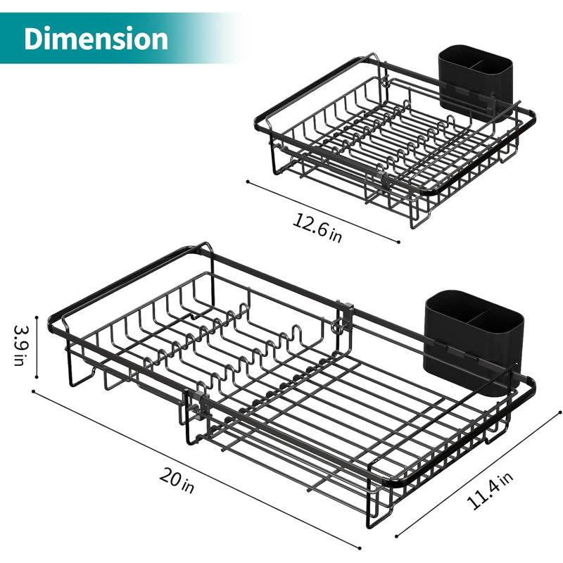 Expandable Dish Drying Rack Over The Sink
